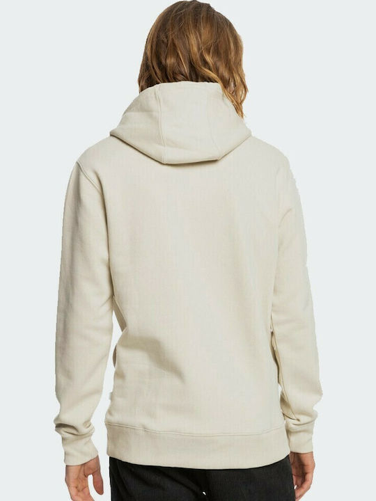 High Cloud Sweatshirt With Beige Hood
