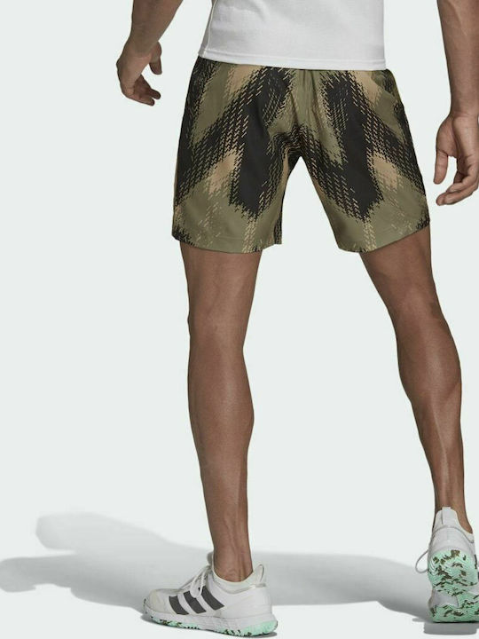 Adidas Primeblue Men's Athletic Shorts Orbit Green / Ambient Blush