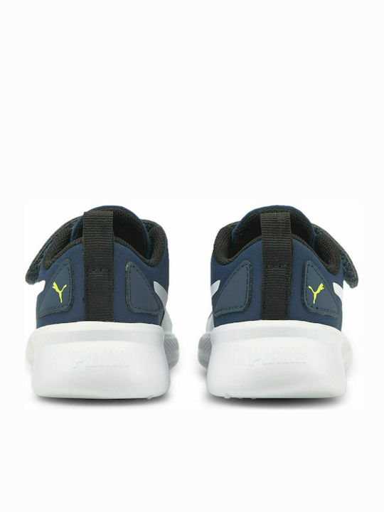 Flyer Runner V Kids Sports Shoes Running with Hoop & Loop Closure Blue