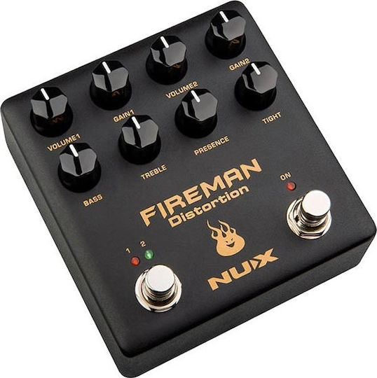 NUX Fireman NDS-5 Pedale Wirkung Verzerrung E-Gitarre