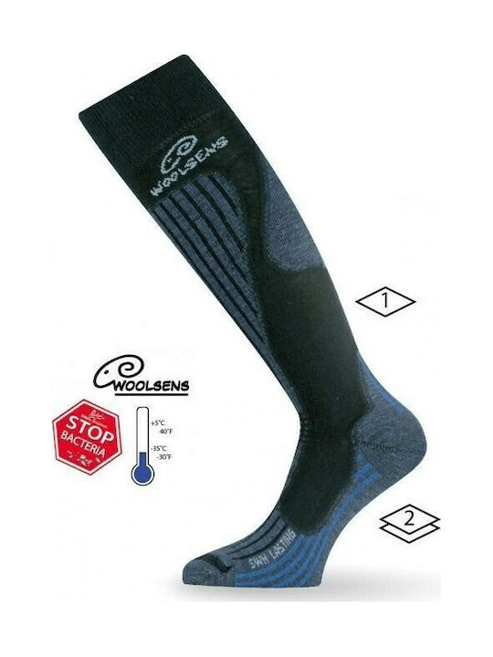 Lasting Ski & Snowboard Socks Blue 1 Pair