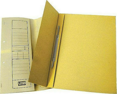 Clipboard with Spring for Paper A4 Yellow 1pcs