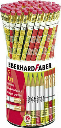 Eberhard Faber 1X1 Bleistift HB Rot