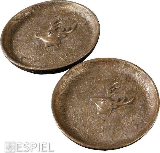 Espiel Reindeer Trays with Reindeer 2 Pieces Espiel Reindeer Trays with Reindeer 2 Pieces