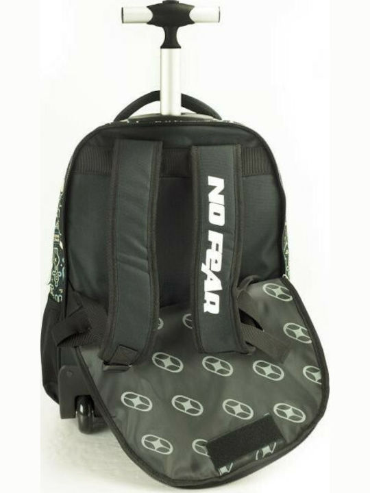 No Fear No Fear School Bag Trolley Elementary, Elementary Multicolour with Water Bottle Holder 30Liters