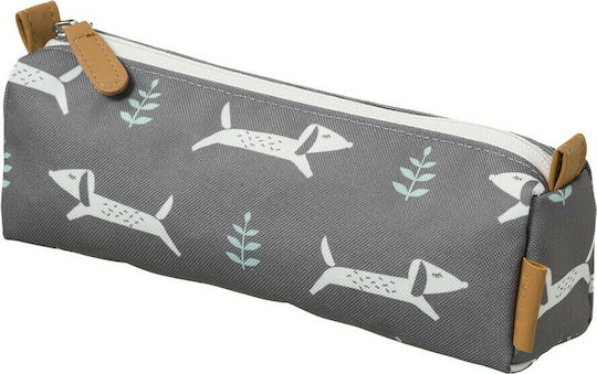 Fresk Dachsy Pencil Case Barrel Gray