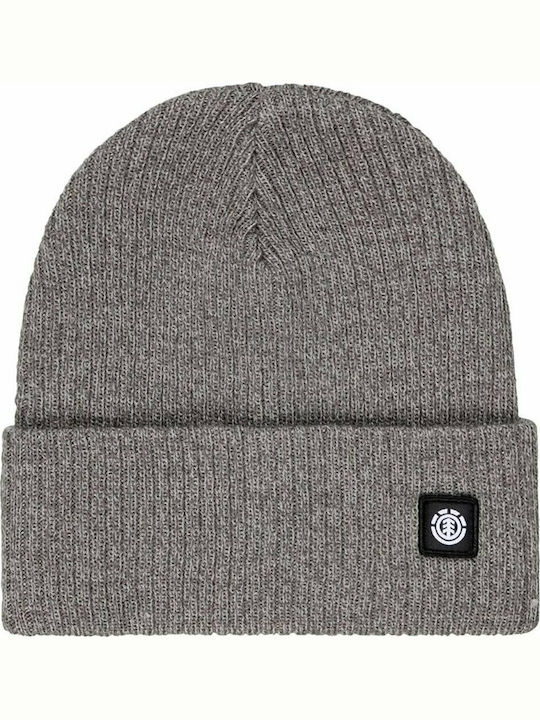 Beanie Beanie with Rib Knit in Gray color