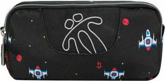 Totto Multiuso Sobre Pencil Case with 2 Compartments Black