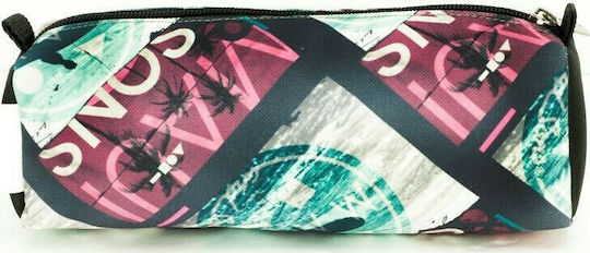 Maui & Sons Bmu Breeze Pencil Case Barrel with 2 Compartments Multicolored