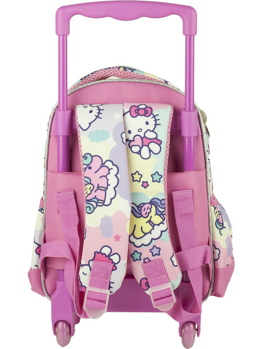 Gim Kitty Unicorn School Bag Trolley Kindergarten Multicolored 12lt