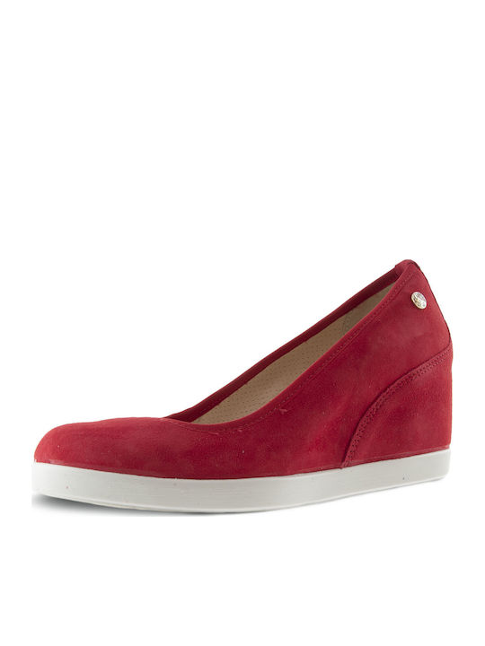 Imac Leather Red Heels