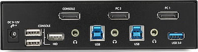StarTech 2 Port DisplayPort KVM Switch - 4K 60Hz - Single Display