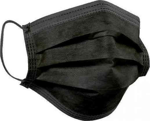 Syndesmos SynMask 3ply Χειρουργικές Μάσκες Type ΙΙ(EN 14683) Μαύρο Schutzmaske Typ II Chirurgisch Schwarz 20Stück