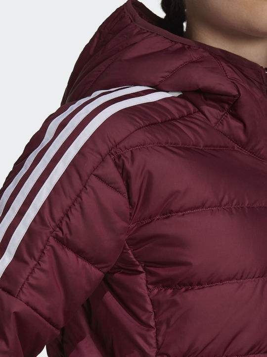 Essentials Down Lungă Jachetă de femei Puffer Victory Crimson