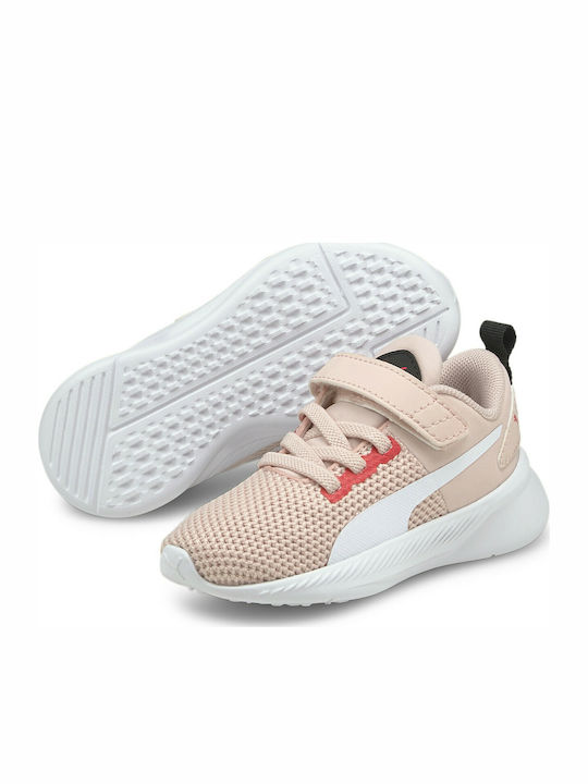 Flyer Runner Kids Sports Shoes Running with Hoop & Loop Closure Pink