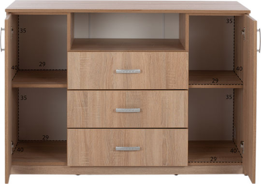 Μπουφές Adler Ξύλινος με Συρτάρια 120x45x85cm Μπουφές Adler Ξύλινος με Συρτάρια 120x45x85cm
