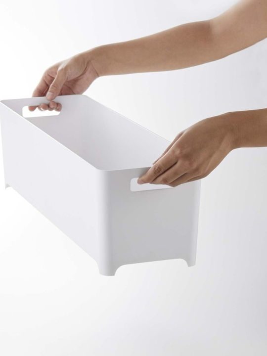Yamazaki Tower Στραγγιστήρι για Μαχαιροπίρουνα Πλαστικό Λευκό 55.5x16.5x16cm
