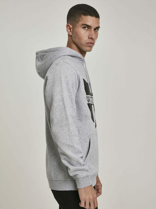 WU001 Φούτερ με Κουκούλα Heather Grey