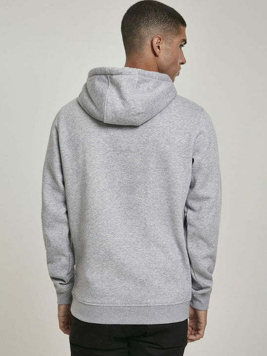 WU001 Φούτερ με Κουκούλα Heather Grey