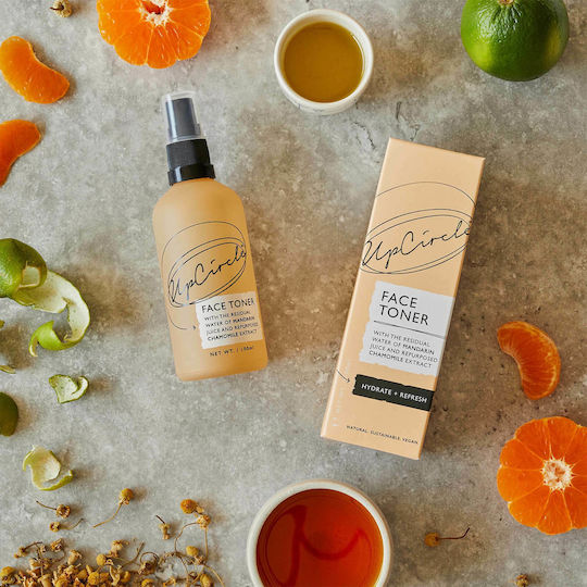 UpCircle Face Toner with the Residual Water of Mandarin Juice and Repurposed Chamomile Extract Face Mist Facial Toners with Hyaluronic Acid 100ml