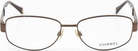 Chanel Metal Eyeglass Frame Brown 2083B 111