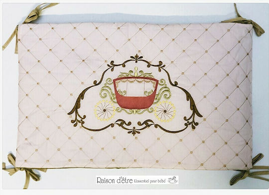 Raison D' Etre Magical Coach Crib Bumpers Classic Inside Pink 45x210cm 56/dreamy