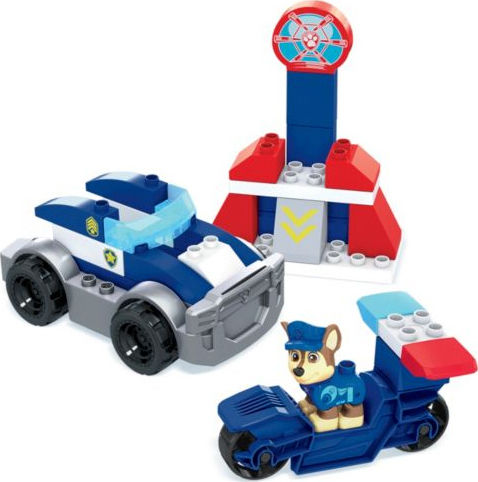 Mega Bloks Blocks Paw Patrol Chase’s City Police Cruiser for 3+ Years 31pcs