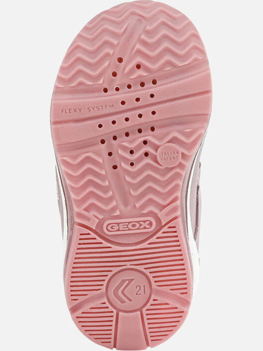 Todo G B Παιδικά Sneakers Ανατομικά με Σκρατς Ροζ