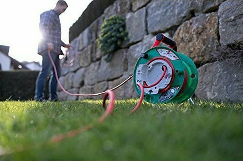 Brennenstuhl 1 Platz mit Kabel 23m Durchmesser 3 x 1.5mm² Wasserdicht Grün
