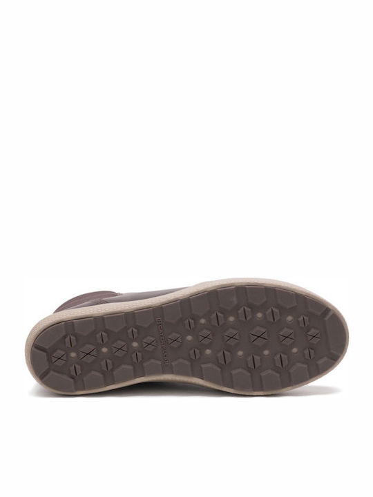 Proxy Mid Leather Men's Boots Coffee Bean