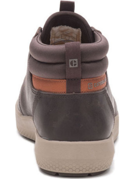 Proxy Mid Leather Men's Boots Coffee Bean