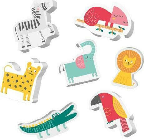 Ses Creative Safari Tiere Badespielzeug für 12++ Monate 14Stück