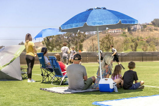 Sport Brella Core Beach Umbrella Diameter 1.82m Blue