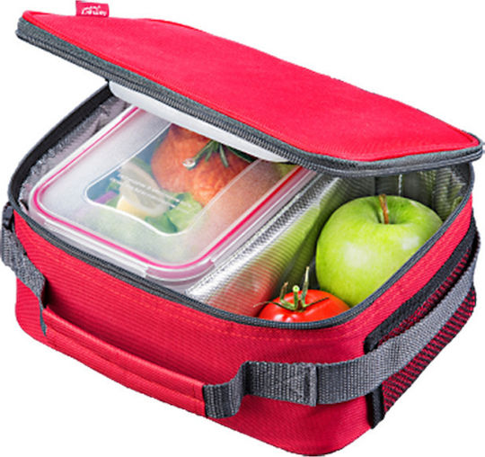 Lamart Insulated Bag Shoulderbag Bag with Ice Pack and Plastic Container 1.1 liters L23 x W18 x H10cm