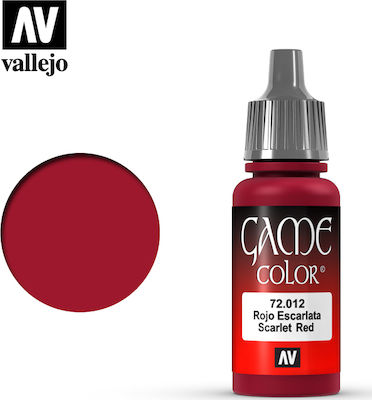 Acrylicos Vallejo Game Modellbau Farbe Red 17ml 72.012