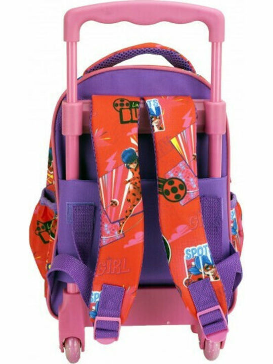 Gim Ladybug Power School Bag Trolley Kindergarten in Red color