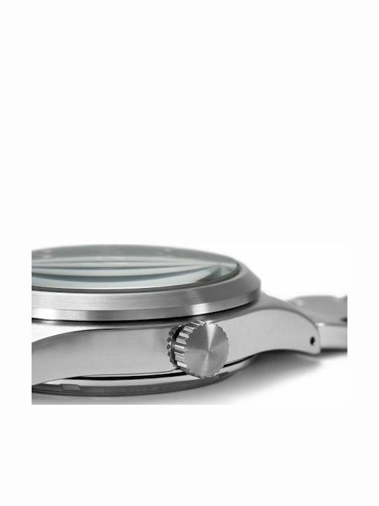 Seiko 5 Sports Men's Watch 39.4mm Chronograph Automatic with Silver Metal Bracelet