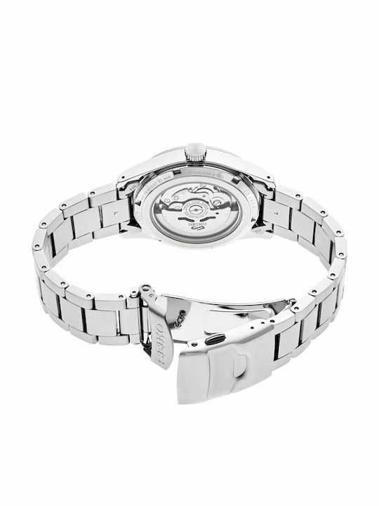 Seiko 5 Sports Men's Watch 39.4mm Chronograph Automatic with Silver Metal Bracelet