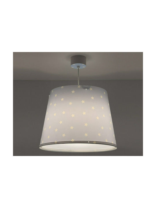 Ango Kids Plastic Single Ceiling Light E27 Starlight Blue 23W 25cm