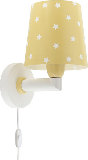 Ango Lumină de perete pentru copii Lumini LED Plastic Starlight Galben