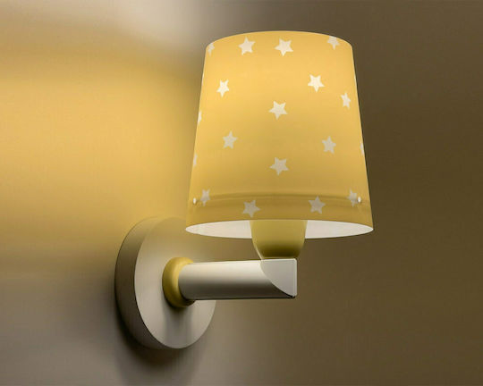 Ango Lumină de perete pentru copii Lumini LED Plastic Starlight Galben