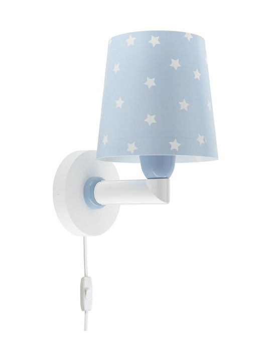 Ango Led Plastic Kids Wall Light Starlight Blue