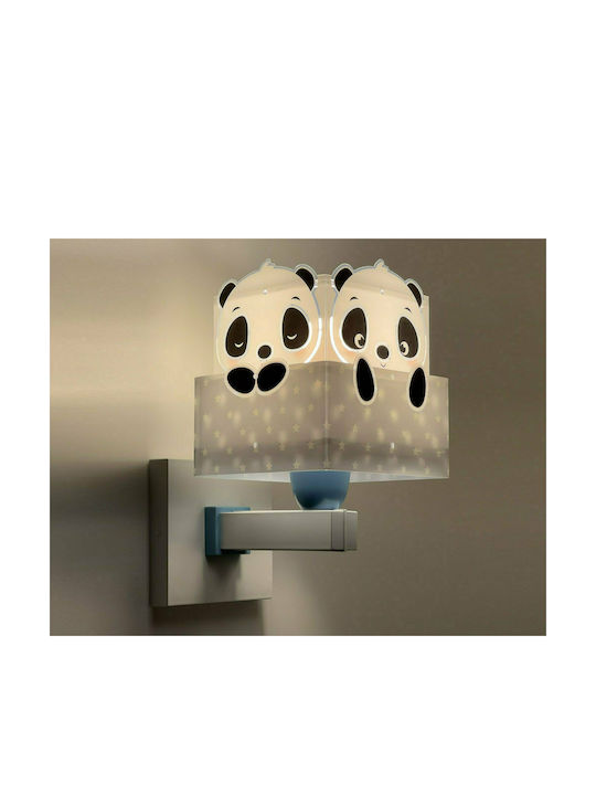 Ango Led Plastic Kids Wall Light Panda Blue