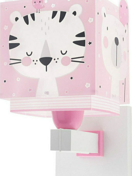 Ango Παιδικό Φωτιστικό Τοίχου Led Πλαστικό Jungle Pink
