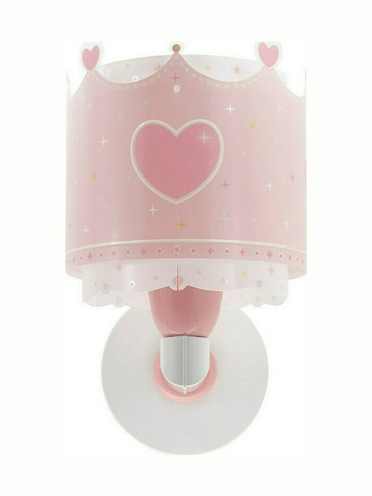 Ango Led Plastic Kids Wall Light Queen Pink