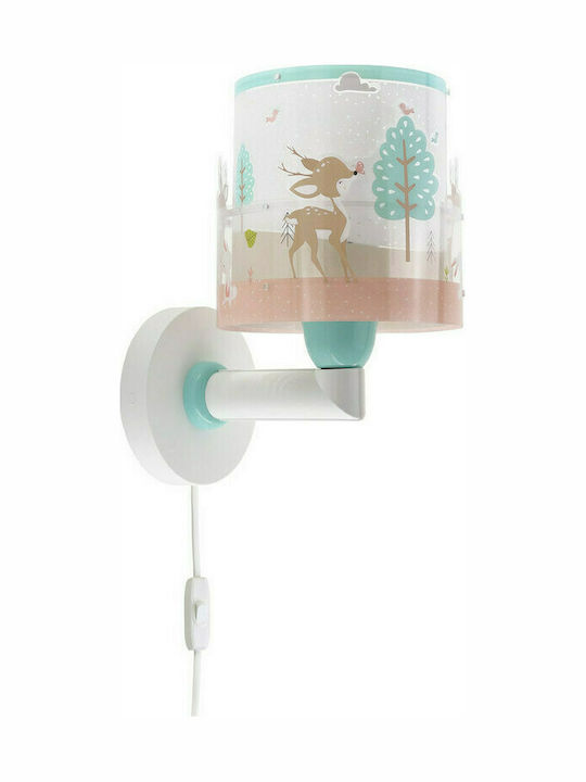 Ango Παιδικό Φωτιστικό Τοίχου Led Πλαστικό Loving Deer