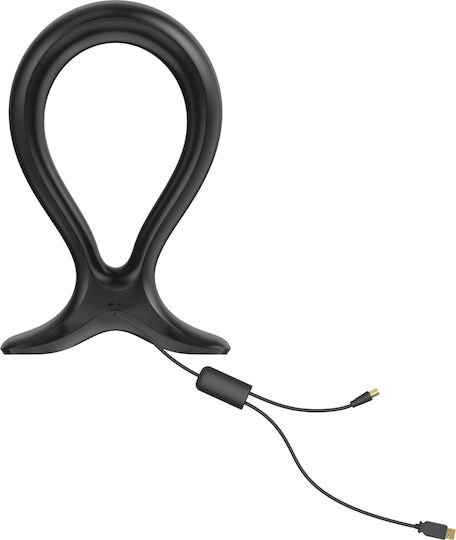 Oehlbach Scope Omega D1C17233 Indoor TV Antenna (Requires Power Supply) Black