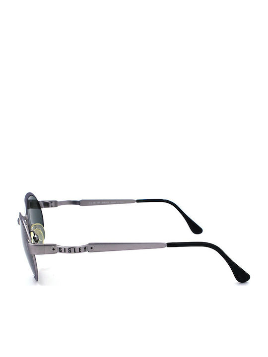 Sisley Unisex Sunglasses with Silver Metal Frame