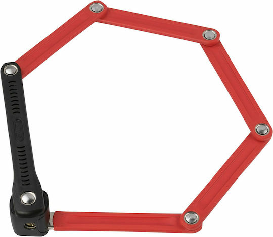 Abus Bordo Lite 6055K/85 RD SH Bicycle Folding Lock with Key Red