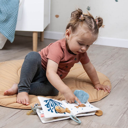 Done by Deer Activity Book Activity Book Sea Friends made of Fabric with Sounds for 0++ Months
